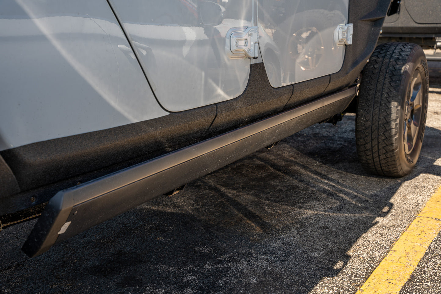 JL Jeep Wrangler Power Steps power running boards