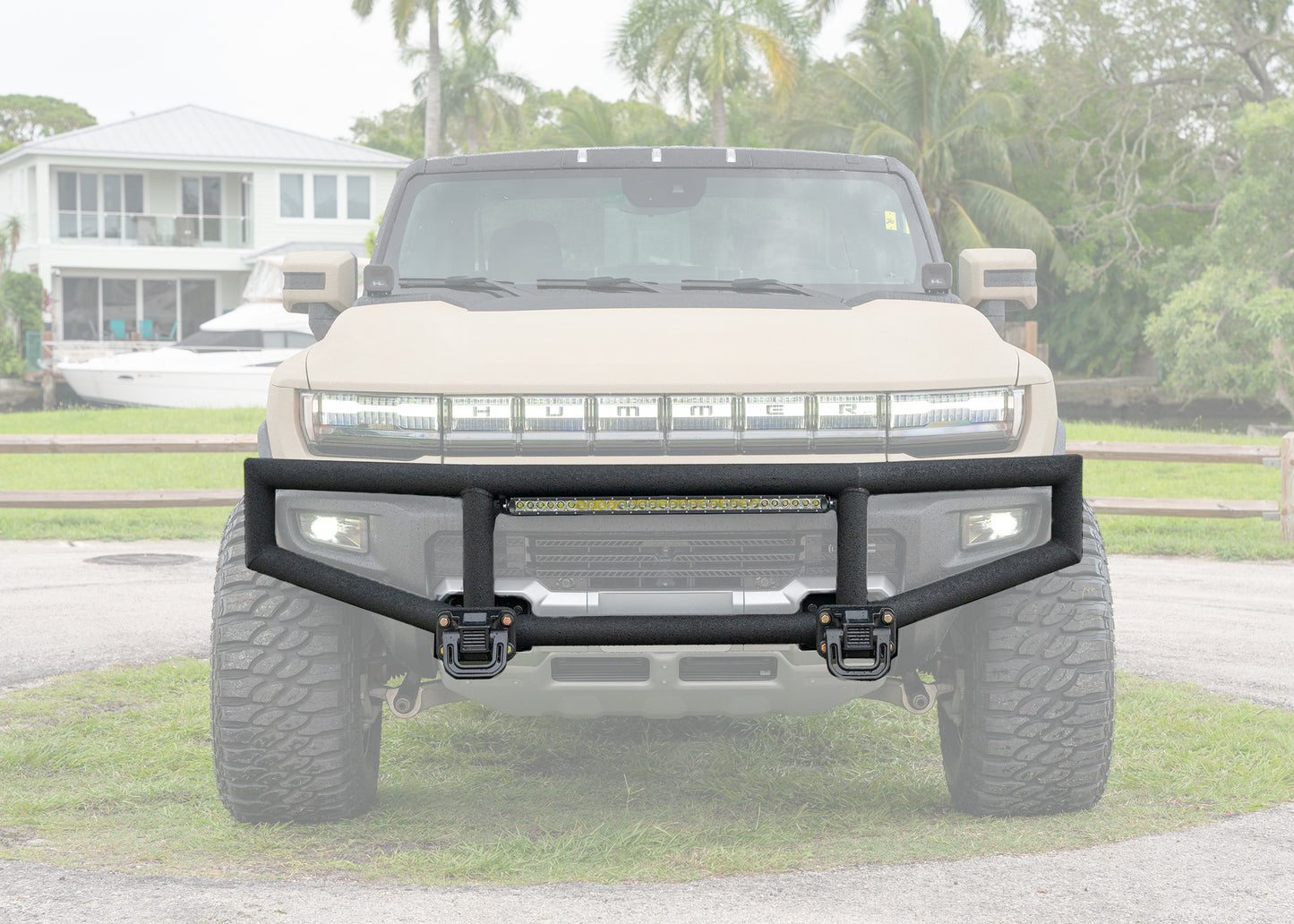 SoFlo Hummer EV Bull Bar With Light-Bar