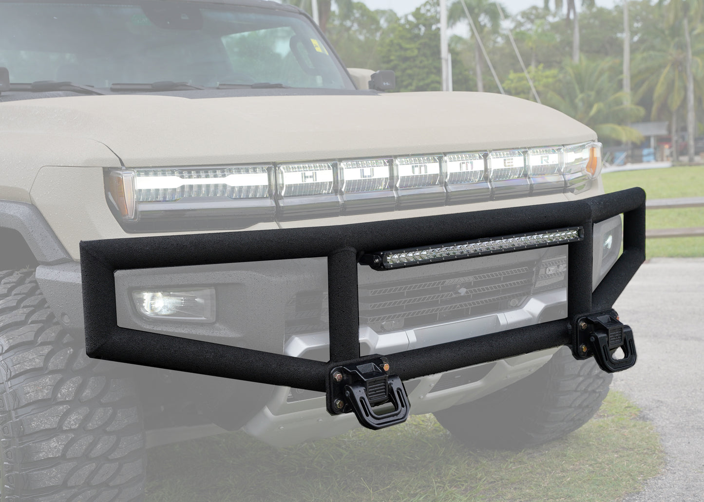SoFlo Hummer EV Bull Bar With Light-Bar