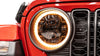 Jeep Wrangler Color Changing RGBW Halo Headlights 2018-2025