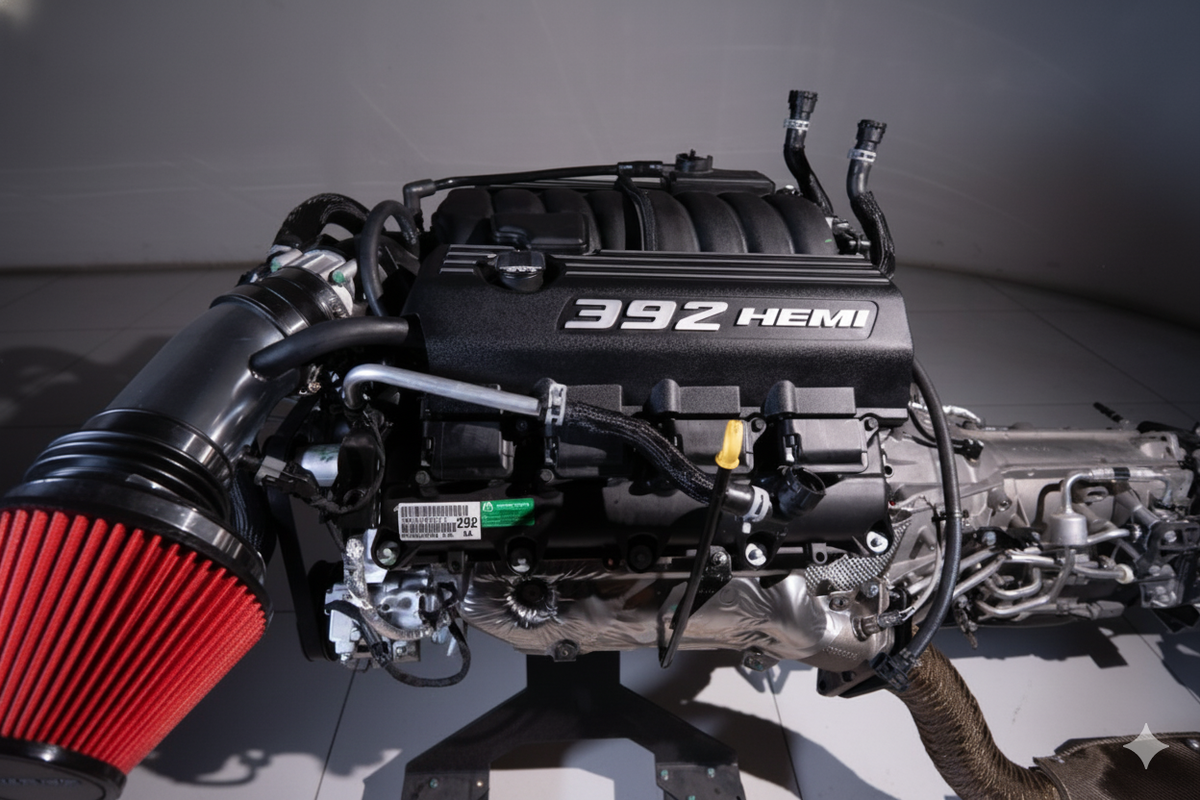 Wanger Engine Jeep Wrangler V6 to 6.4L HEMI V8 392 Engine Conversion – Soflo Customs ...