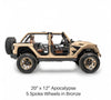 Apocalypse 5 Spoke Wheel for Jeep Wrangler / Gladiator 5 Lug Black