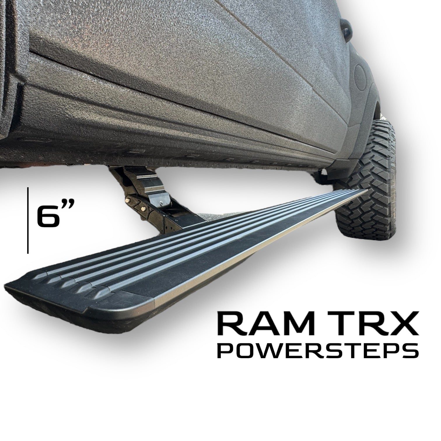 RAM 1500 Power Running Boards | Retractable Steps for 2019–2025 Rebel ...