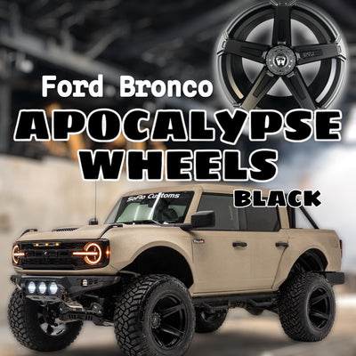 Ford Bronco Apocalypse 5 Spoke Wheel 6 Lug (Black)