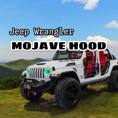 Jeep Wrangler Mojave Style Hood Clear Insert