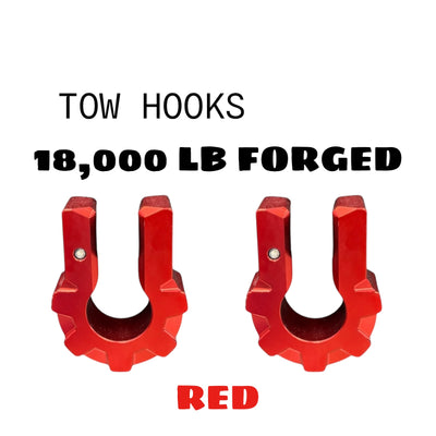 RED FORGED D RINGS 18,000lbs