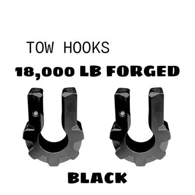 BLACK FORGED D RINGS 18,000lbs