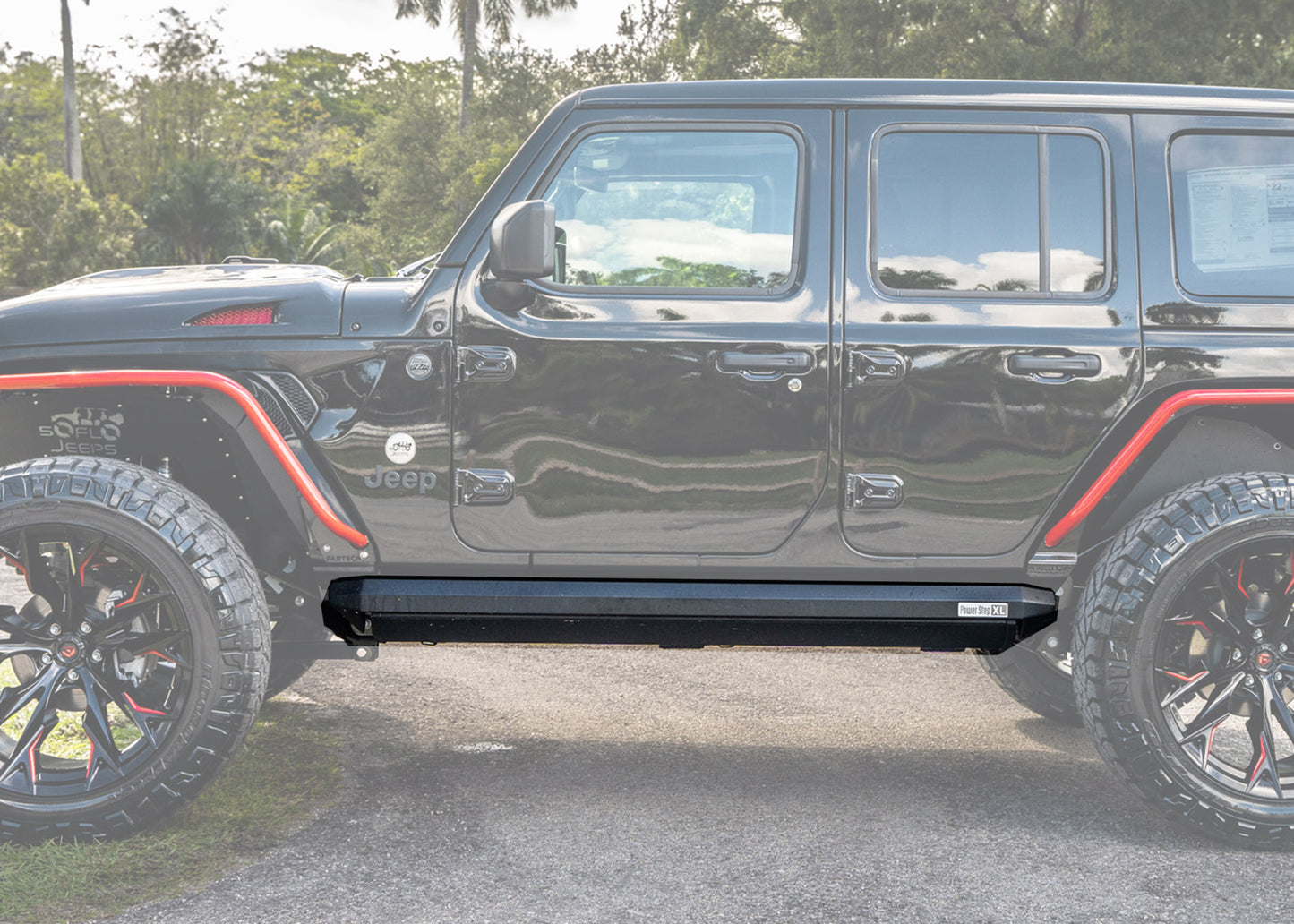 JL Jeep Wrangler Power Steps power running boards