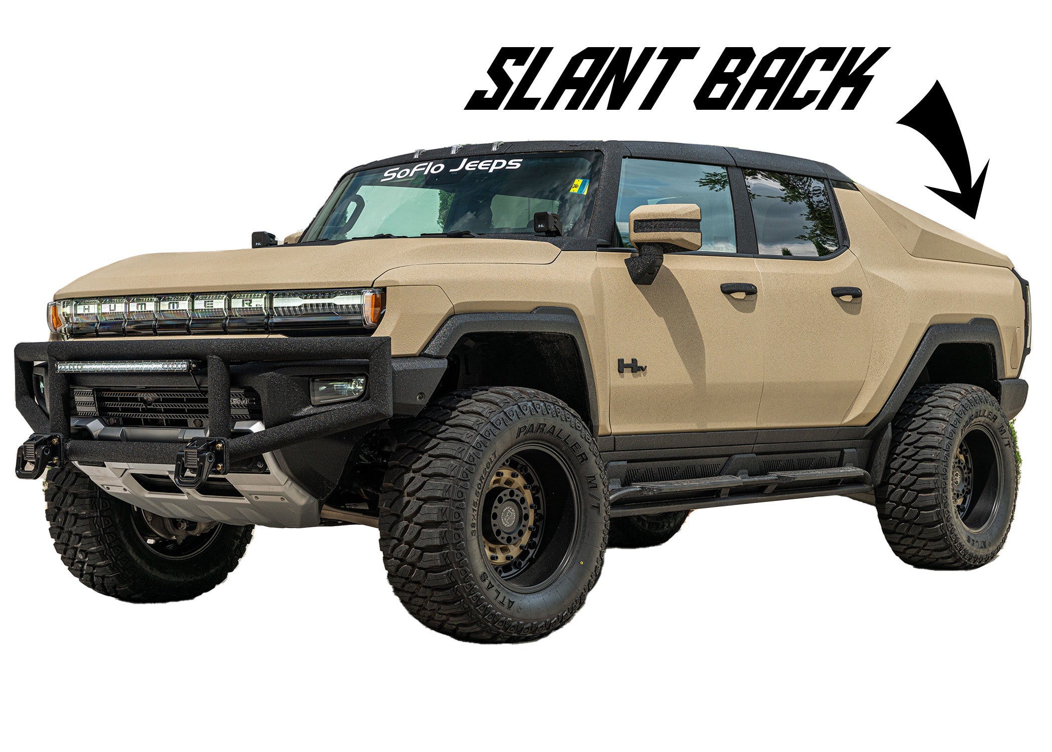 Hummer EV Fastback - (Slant Back) – Soflo Customs Off-Road Vehicle ...